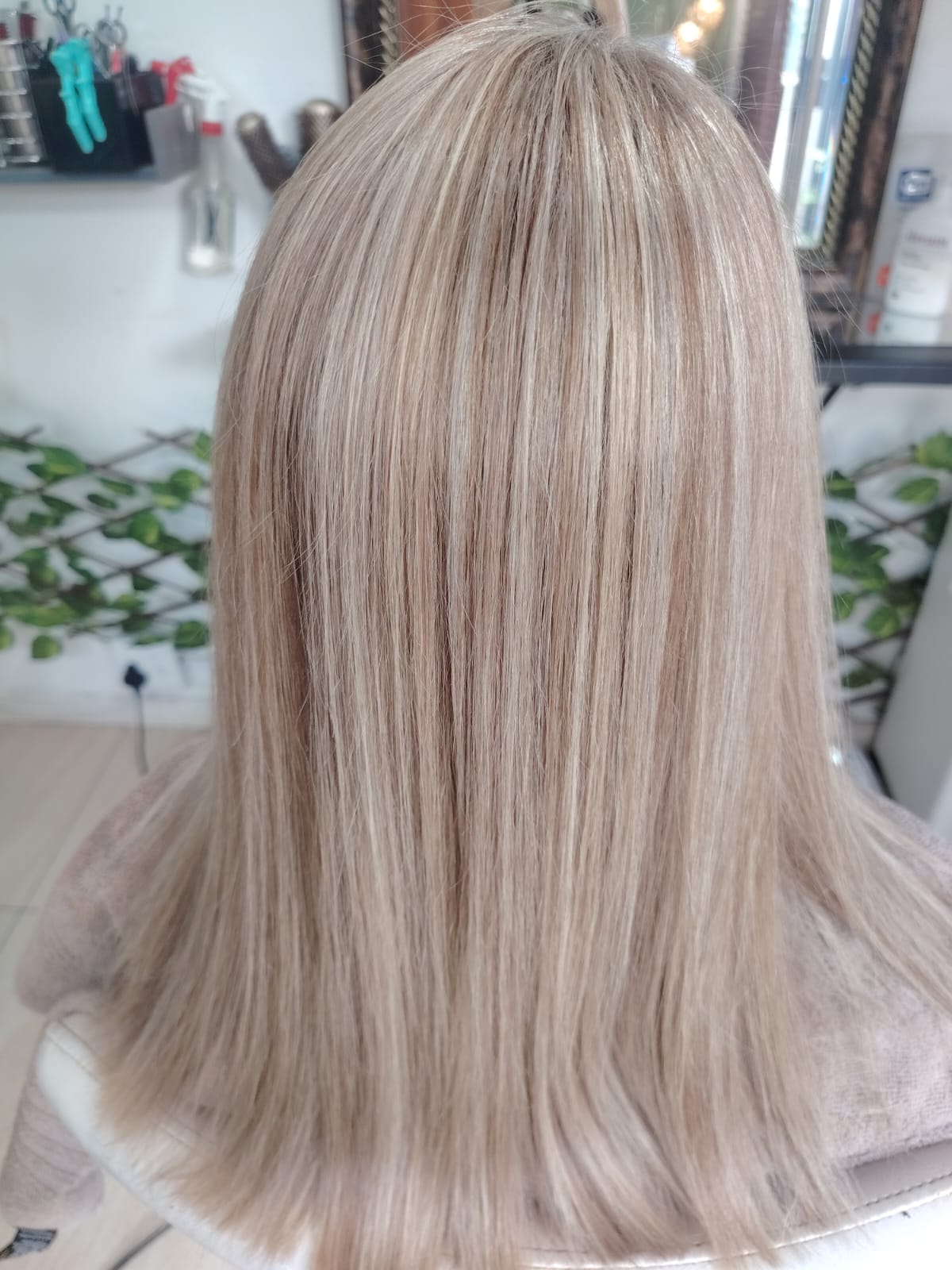 Full head foils colour result created at Cedar Hair & Makeup in Risiville, Vereeniging