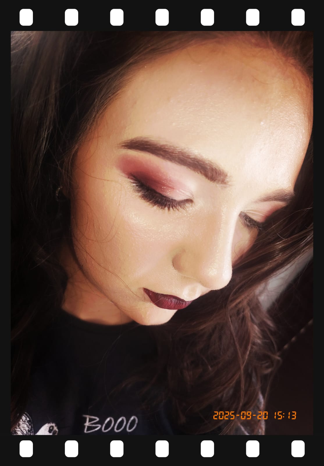 Cedar Hair & Makeup matric farewell client with elegant hairstyle and makeup